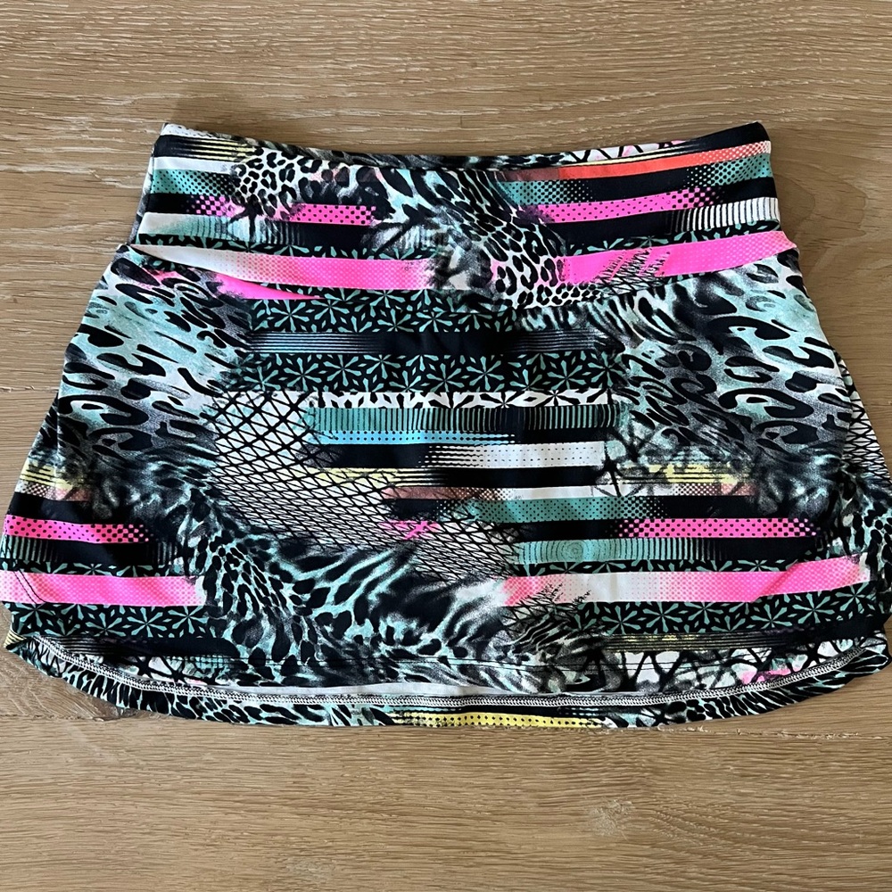 Brazil//wear multi color skort -Small